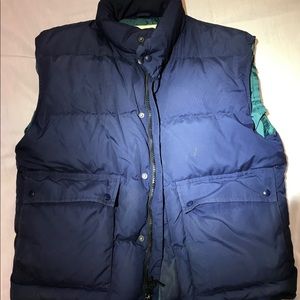 Eddie Bauer Vintage Nylon Vest Blue & Green